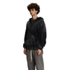 Brush Paint Double Slider Zip Hoodie