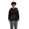 Brush Paint Double Slider Zip Hoodie