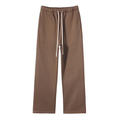 Casual Loose Fit Drawstring Trousers-INNBLAC