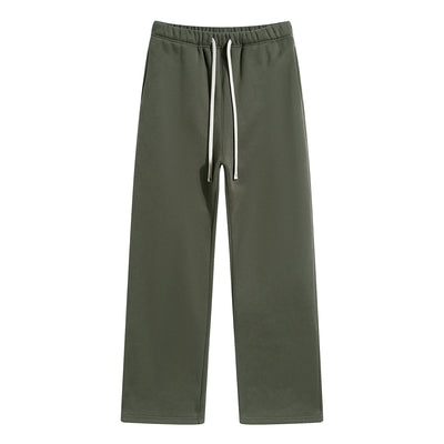 Casual Loose Fit Drawstring Trousers-INNBLAC