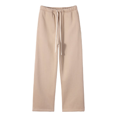 Casual Loose Fit Drawstring Pants-INNBLAC