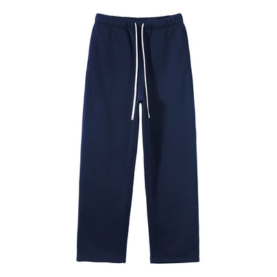 Casual Loose Fit Drawstring Trousers-INNBLAC