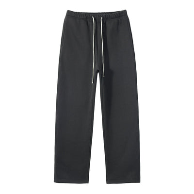 Casual Loose Fit Drawstring Trousers-INNBLAC