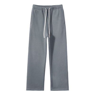 Casual Loose Fit Drawstring Trousers-INNBLAC