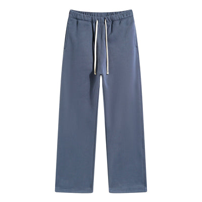 Casual Loose Fit Drawstring Trousers-INNBLAC