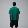 Distressed Edge Reverse Stitch Oversized Tee 7oz-INNBLAC