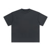 Women's Distressed Edge Reverse Stitch Oversized Tee 7oz-INNBLAC