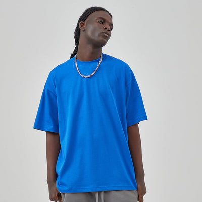 Drop Shoulder Basic Tee 6.7oz-INNBLAC