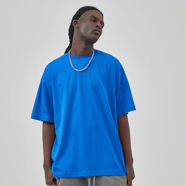 Drop Shoulder Basic Tee 6.7oz-INNBLAC