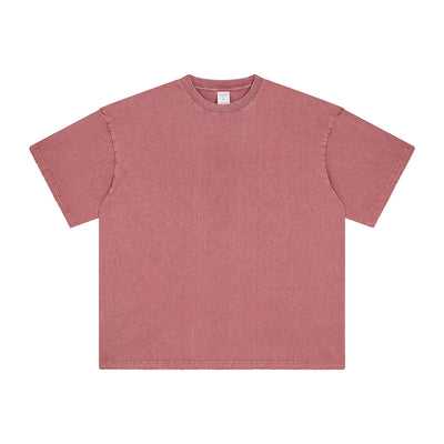 Frayed Edge Thick Cotton T Shirt 7.5oz-INNBLAC