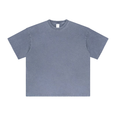 Frayed Edge Thick Cotton T Shirt 7.5oz-INNBLAC