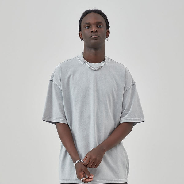 Heavyweight Vintage Rough Edge T Shirt 8oz-INNBLAC