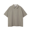 Heavyweight Waffle-knit Polo Shirt 9.7oz-INNBLAC