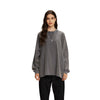 Women's Heavyweight Waffle-knit Long Sleeve T Shirt-INNBLAC