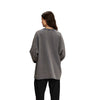 Women's Heavyweight Waffle-knit Long Sleeve T Shirt-INNBLAC