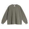 Heavyweight Waffle-knit Long Sleeve T Shirt