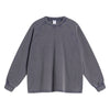 Women's Heavyweight Waffle-knit Long Sleeve T Shirt-INNBLAC