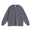 Heavyweight Waffle-knit Long Sleeve T Shirt