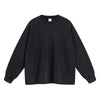 Women's Heavyweight Waffle-knit Long Sleeve T Shirt-INNBLAC