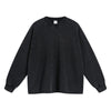 Heavyweight Waffle-knit Long Sleeve T Shirt