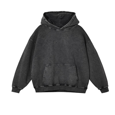 Heavyweight Washed Kangaroo Pocket Hoodie