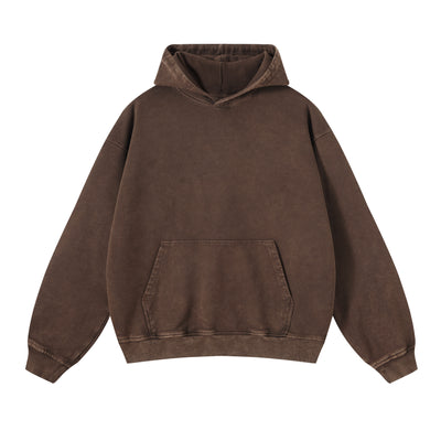 Heavyweight Washed Kangaroo Pocket Hoodie