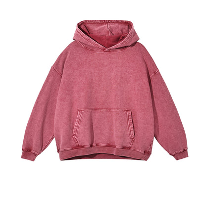 Heavyweight Washed Kangaroo Pocket Hoodie