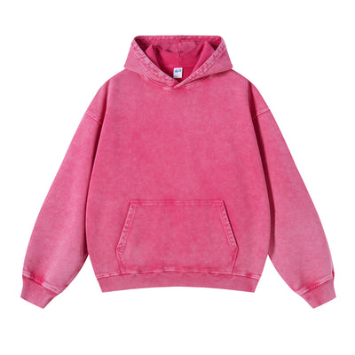 Heavyweight Washed Kangaroo Pocket Hoodie