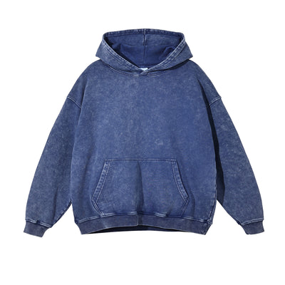 Heavyweight Washed Kangaroo Pocket Hoodie