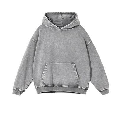 Heavyweight Washed Kangaroo Pocket Hoodie