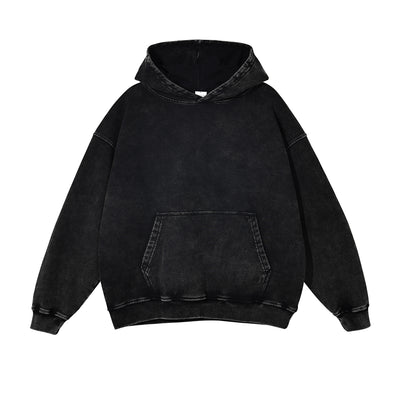 Heavyweight Washed Kangaroo Pocket Hoodie