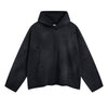 Acid Washed Ripped Hoodie