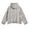 Acid Washed Ripped Hoodie-INNBLAC