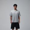 Raw Edge Hem Distressed Tee 7.5oz-INNBLAC