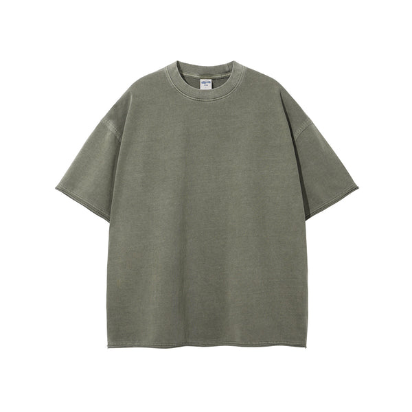 Women's Raw Edge Hem Vintage T Shirt 8oz-INNBLAC