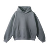 Oversized Plush Lining Plain Hoodie