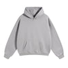 Oversized Plush Lining Plain Hoodie