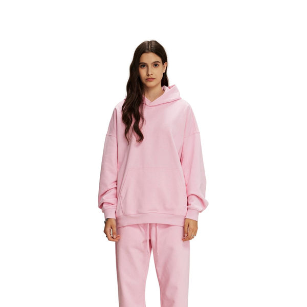 Women's Solid Color Heavyweight Hoodie-INNBLAC