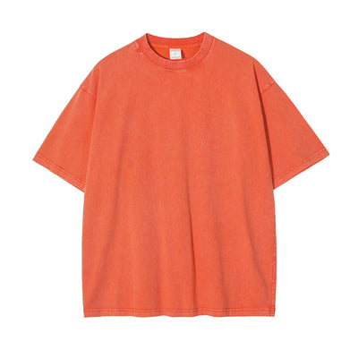 Stone Wash Thick T Shirt 7.5oz-INNBLAC