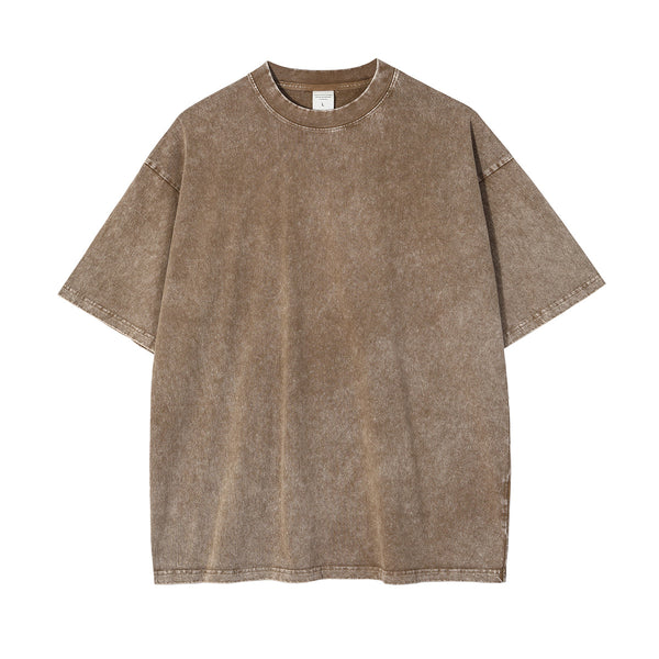 Stone Wash Thick T Shirt 7.5oz-INNBLAC