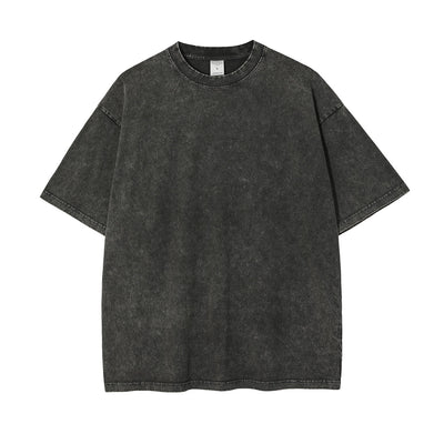 Stone Wash Thick T Shirt 7.5oz-INNBLAC