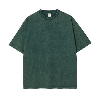 Stone Wash Thick T Shirt 7.5oz-INNBLAC