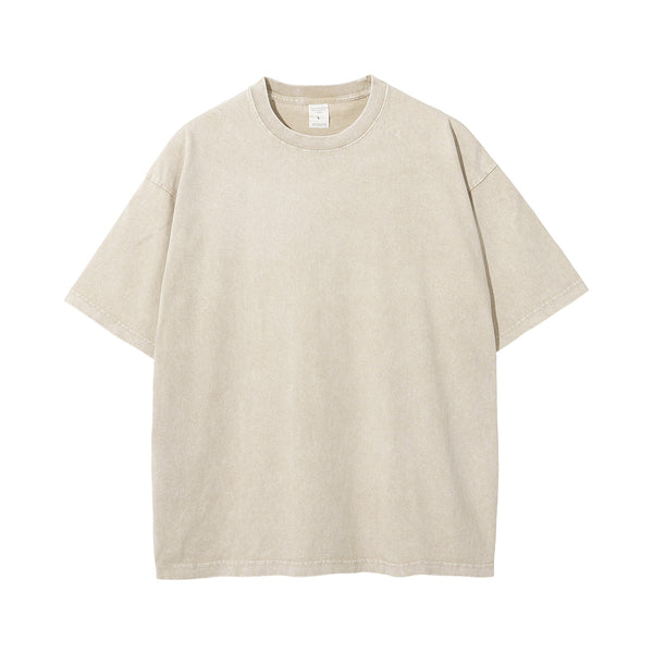 Stone Wash Thick T Shirt 7.5oz-INNBLAC