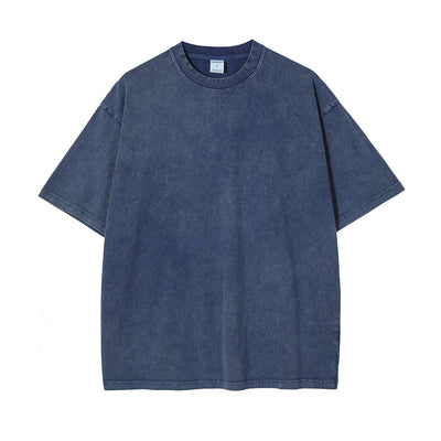 Stone Wash Thick T Shirt 7.5oz-INNBLAC