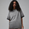 Women's Stone Wash Heavyweight Faded Tee 8oz-INNBLAC