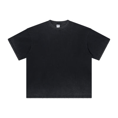 Stone Wash Heavyweight Faded Tee 8oz-INNBLAC