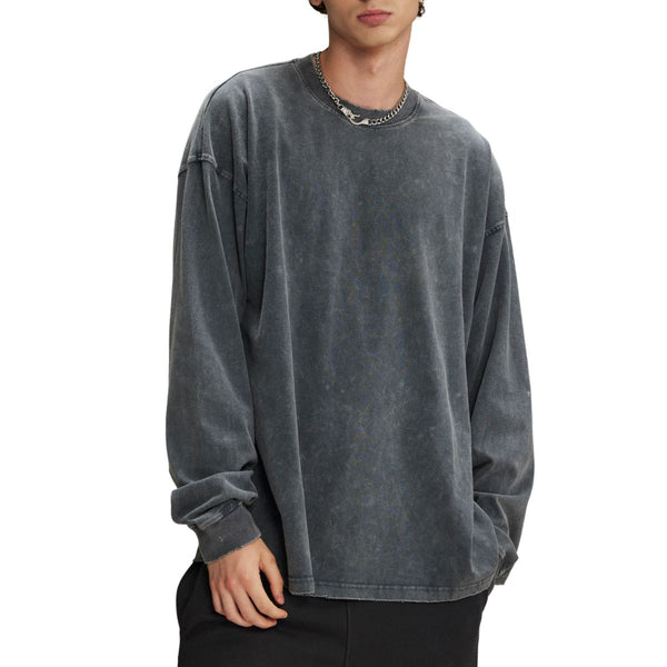 Stone Wash Oversized Sweatshirt