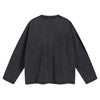 Women's Vintage Wash Distressed Sweatshirt-INNBLAC