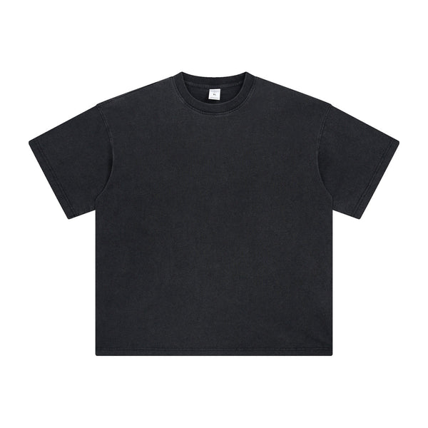 Women's Loose Fit Distressed T Shirt 7.5oz-INNBLAC