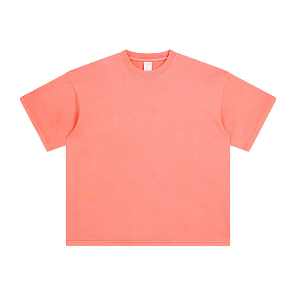 Women's Loose Fit Distressed T Shirt 7.5oz-INNBLAC